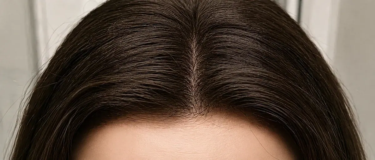 Weeks 5–6 — baby hairs along the hairline
