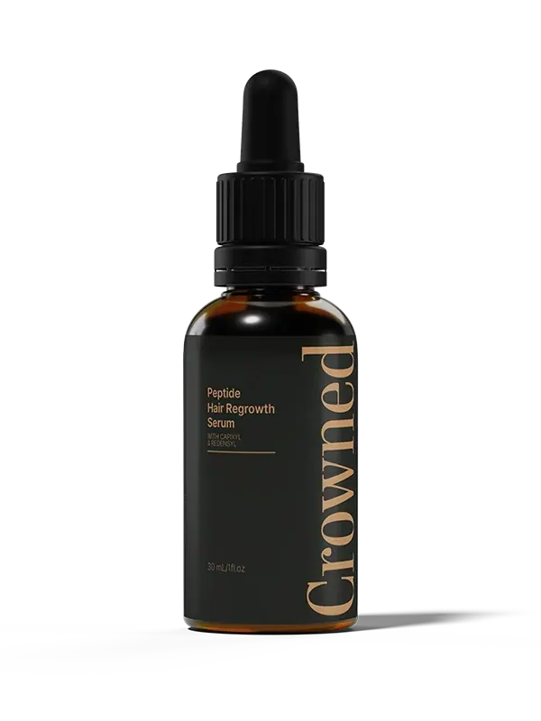 Crowned Peptide Hair Growth Serum bottle